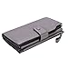 Itslife Women's RFID Blocking Large Capacity Luxury Wax Genuine Leather Clutch Wallet Ladies Card holder