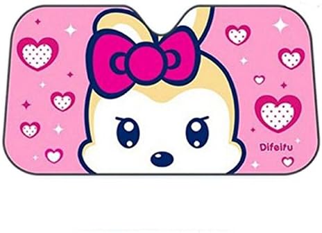 Cartoon Cat rabbit Windshield Sun Shade Visors