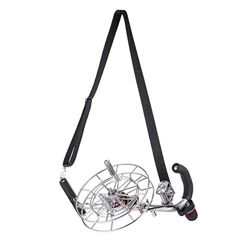 Hvlystory Professional 11'' Strong Stainless Kite Line Winder Reel Brake Control Adult Men - Thumbnail 5