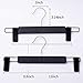 VEHHE Pants Hangers Skirt Hangers, 16 Pack Black Dress Trousers
