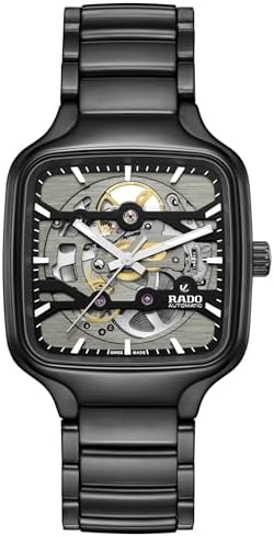 Amazon.com: Rado True Square Swiss Automatic Watch, Black