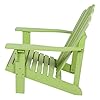 Shine Company 4621LG Westport II Hydro-TEX Finish, Lime Green Wooden Adirondack Chair