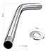 YAWALL Shower Arm ,Universal Showering Components Shower Bar for 10'' , 12'' ,16'' Bathroom Rainfall Showerhead