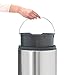 Brabantia 8 Gal Kitchen Touch Trash Can New (Matt Steel FPP) Removable Lid, Soft-Touch Open, Garbage Can + Bags