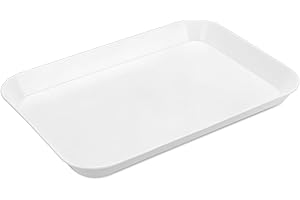 SHIDOW Paint Palette Tray Large, White Plastic Paint Mixing Tray for Oil Art, Gouache, Easy to Clean (1Pcs)