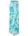 Lock and Love Women's Basic Solid Tie Dye Foldable High Waist Floor Length Maxi Skirt S-3XL Plus Size