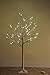 RainLeaf 48 LED Birch Tree Lights with Flexible Branches, Warm White, 4 Feet