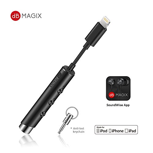 Db magix ac3 mfi certified hi-fi lightning headphone mi…