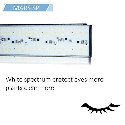 MARS HYDRO SP 150 Led Grow Light Sunlike Full Spectrum Grow Lamps for Indoor Plants Veg and Flower Bloom Hydroponic LED Growing Lights Fixtures for Greenhouse 2ft Four for 4x4 Coverage