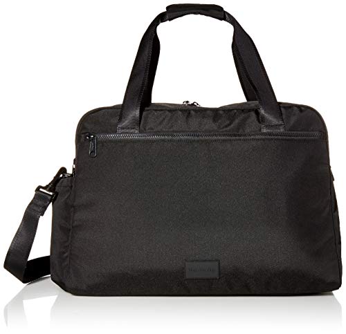 Vera Bradley Women's Recycled Lighten Up Reactive Weekender Travel Bag, Black, One Size