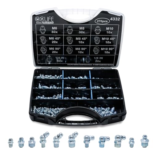 Aktueller Deal: CCLIFE Schmiernippel Sortiment M6... für 26,96€ Jetzt sichern!