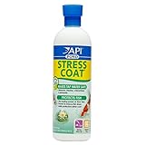 API POND STRESS COAT Pond Water Conditioner 16-Ounce Bottle