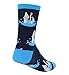 Zmart Funny Shark Socks for Men; Crazy Shark Gifts for Shark Lovers, Animal Socks Ocean Gifts Teens Boys 4 Pack