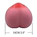 Trasfit 3.9” Jumbo Slow Rising Squishy Pink Peach, Kawaii Squishy Charms, Hand Pillow Toy, Stress Relief Toy