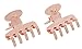 L. Erickson Mini Metal Claw Pair - Rose Gold