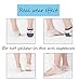 Insoles Silicone High Increase Shoe,Height Increase wear a Stocking Height Invisible,Can be Pruned(1-Pair) (White)