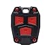 AJT DESIGN Injection Fob Case (2008-2014 FJ Cruiser) Black/RED Screws+Buttons