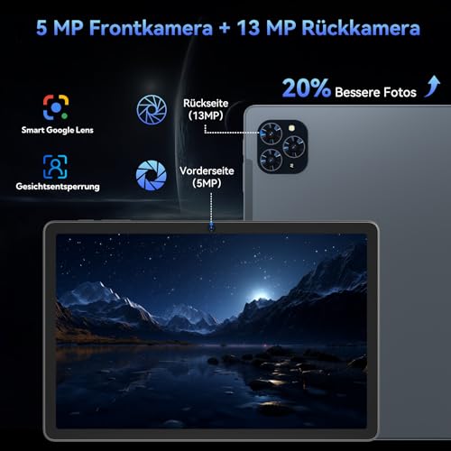 TABWEE Gemini AI 3.0 Tablet 11 Inch Android 16 with Pen and Keyboard, 24GB RAM + 128GB ROM (2TB TF), FHD IPS 120Hz Display, 8000mAh Battery, 13MP Camera, 5G WiFi/BT 5.0, PC Mode for Study & Work