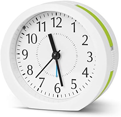 目覚まし時計 置き時計 15曲メロディ 卓上時計 連続秒針 クロック アナログ式 クオーツ シンプル 大音量 おしゃれ 静か スヌーズ 電池式 音楽 簡潔