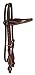 Hamilton Deluxe Headstall with Studded Browband and Conchos, 5/8-Inch, Brownthumb 2