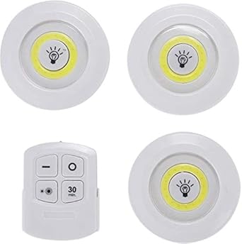 Buy Fiiasa Plastic Flush Mount Under Cabinet Light Wireless Smart