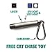 Ruff 'n Ruffus Automatic Laser Cat Toy + Free Bonus 3-in-1 Chase Toy | Interactive Cat Chase Toy | 3 Rotating Modes | Auto Shut-Off | AA Battery Operated | Kitten/Cat Owner’s Gift Idea