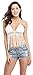 Women's Sexy Crochet Knit Halter Tassel Bralette Crop Blouse Fringe Tassel Bikini Bra,White,One Size