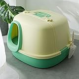 TJLSS Large Space Fully Enclosed Cats Litter Box