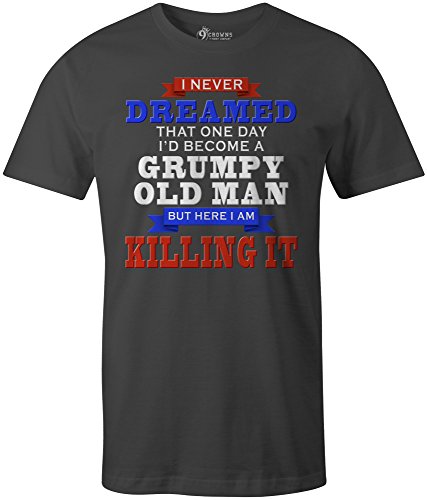 Tees Men's Grumpy Old Man Funny Sarcastic T-Shirt