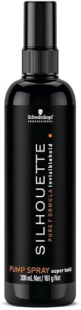 Schwarzkopf Silhouette Pump Hairspray 200ml Non Aerosol Hold Shine