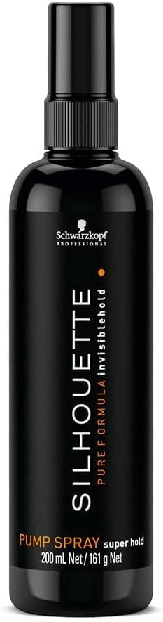 Schwarzkopf Silhouette Pump Hairspray 200ml Non Aerosol Hold Shine
