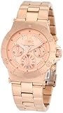 Invicta Women's 1277 II Collection Chronograph 18K Rose Gold Ion-Plated Stainless Steel Watch
