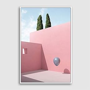 Framed Canvas Wall Art for Living Room, Bedroom Colorful Corridor Canvas Prints for Modern Home Decoration Ready to Hang - 16"x24" inches