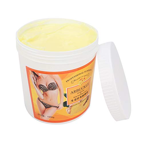 Cellulite Cream, 1000g Body Care Ginger Massage Cream Hot Cream for Tightening Skin Body Shaper