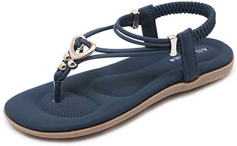 Alicegana Women's Summer Sandals Bohemian Walking Strap Casual