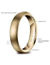 AW - Anillo de compromiso de carburo de tungsteno, para boda, de 2 a 0.315 in, talla 5-15