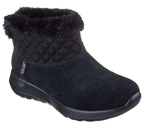 Skechers Women's On-The-Go Joy - Snow Day, Black/Black, 9.5