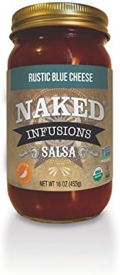 Naked Infusions Organic Salsa, Rustic Blue Cheese, 16 Ounce (Pack of 3)