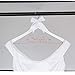 Ella Celebration Bride to Be Wedding Dress Hanger Wooden and Wire Hangers for Brides Gowns, Dresses (White with Rose Gold Wire)