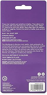 GOODY Multi Clear Elastic Ponytail Holders 250 Count - Everyday Hair Ties view 2