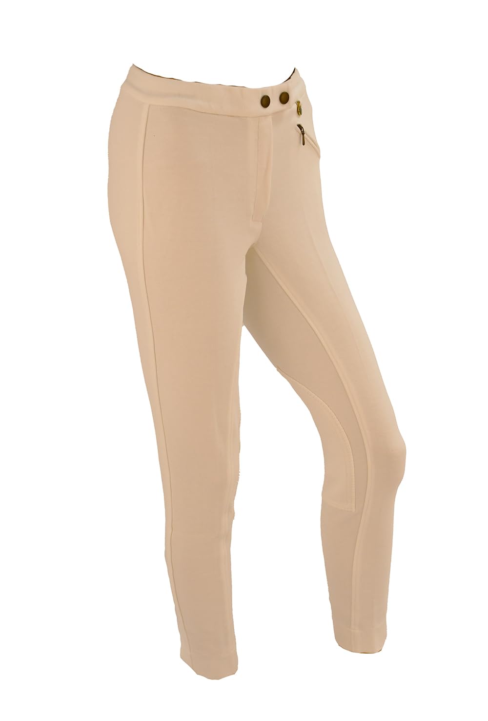 Rhinegold Essential Jodhpurs, White, UK8 (EU 36)