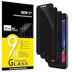 NEW'C 3 Pack Privacy Screen Protector for iPhone