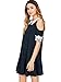 Romwe Women's Casual Lace Applique Cold Shoulder Keyhole Back Ruffle Hem Tee Top Dress