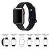 Idon Compatible for Apple Watch Bands 40MM/38MM S/M, Soft Silicone Replacement Sport Watchbands Compatible for Apple Watch Series SE/6/5/4/3/2/1 All Versions (Red)