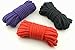 Maydahui 3PCS Soft Cotton Long Rope 32 Feet Length,1/3-Inch Diameter,Colors – Red,Black,Purplethumb 1