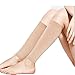 Accessories888 Women's Men's Medical Compression Stockings 15-20mmhg,Open Toe Toeless Compression Socks Calf Compression Sleeve Footless Socks for Swelling,Varicose,Veins,Edema,Baseball Nude