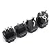 TESSAN Grounded Universal Travel Plug Adapter International European Travel Plug USA to UK/Italy/HK/GermanyFrance/ect PlugAdapter Set-4 Pack