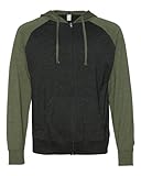 Independent Trading Co Men's Trading Co. Lghtwght Raglan Hood