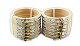 Art Cove 3 inch Small Round Wooden Embroidery Hoops Bulk 12 Pieces