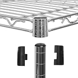 Garden Store Direct 5 Tier Metal Shelving Unit 153x61x182cm Trolley Wheels view 4